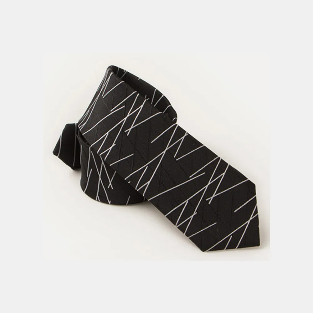 【拉福】領帶窄版領帶6cm領帶手打領帶(交叉)