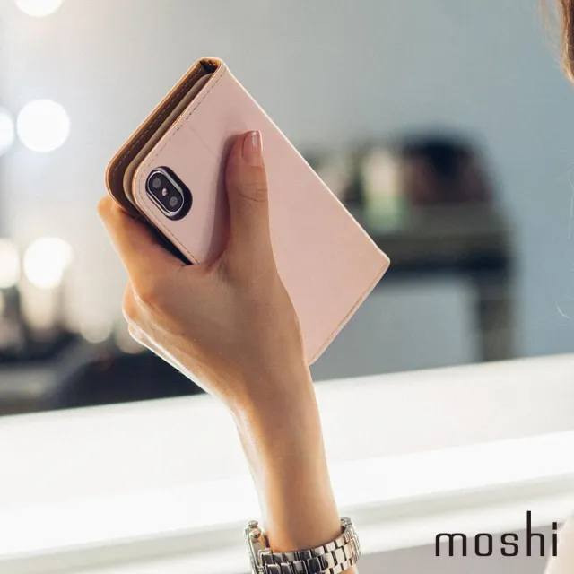 【moshi】iPhone XS/X  Overture 側開卡夾型保護套