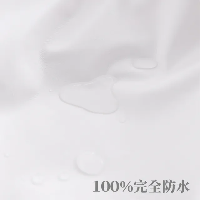 【EverSoft 寶貝墊】抗菌型 單人加大床包式防水保潔墊 nano-3.5x6.2尺(100%防水透氣+銀離子除臭抗菌)