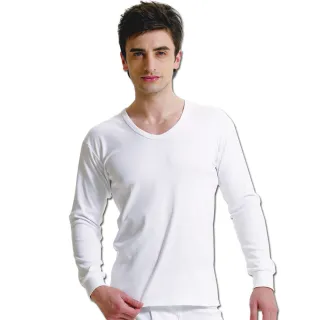 【pierre cardin 皮爾卡登】4件組速乾機能排汗厚暖棉U領長袖衫(吸濕速乾 保暖舒適)