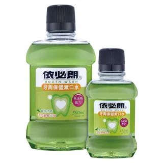 【IBL 依必朗】牙周保健漱口水 綠茶清新500ml+175ml