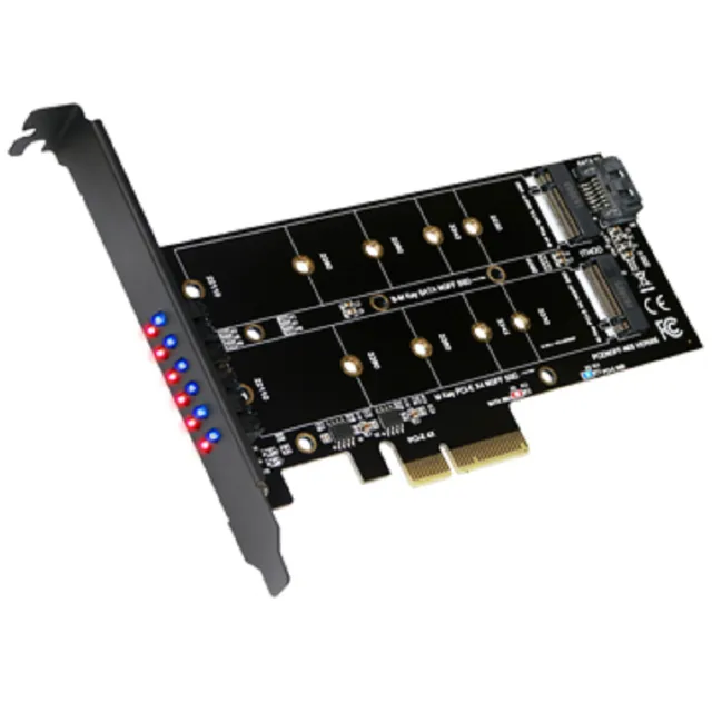 【伽利略】PCI-E 4X M.2 PCI-E+SATA SSD轉接卡(PEE4X31)