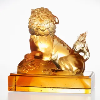 【tittot 琉園】環宇祥獅_擺飾(送禮/琉璃/禮物/玻璃/水晶/藝術品/擺飾/禮贈/企業/)