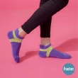 【Footer除臭襪】X型雙向輕壓力足弓船短襪-女款-局部厚(T106M-紫)