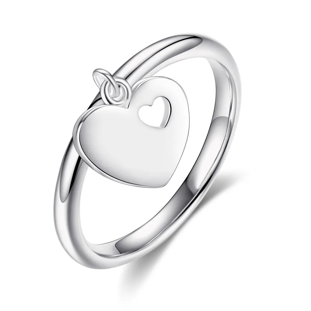 【GIUMKA】新年禮物．開運．純銀戒指．愛心