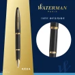 【WATERMAN】頂級海洋系列 純黑金夾 鋼珠筆(法國製)
