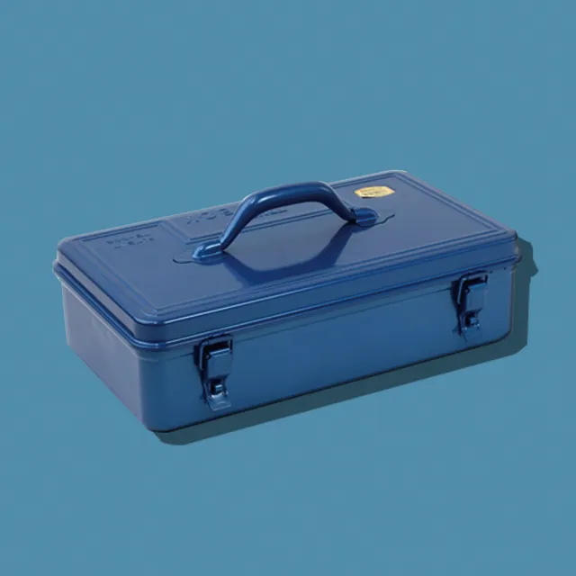 【TRUSCO】後備型工具箱（上提把）-鐵藍(TB-362)