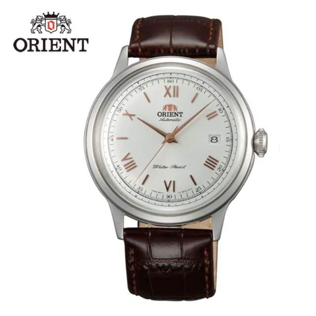 【ORIENT 東方錶】ORIENT 東方錶 DATE II 羅馬競技場機械錶 皮帶款 FAC00008W 白色 - 40.5mm(FAC00008W)
