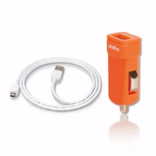 【VogDUO】福利品．PK115-G 車用USB迷你型充電組(商品完整/外盒小瑕疵)