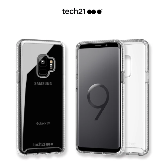 【tech21】英國Tech 21抗衝擊PURE CLEAR Samsung S9 防撞硬式清透保護殼(PURE CLEAR)