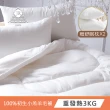 【JAROI】台灣製100%初生小羔羊毛被3KG保暖加厚型(送舒眠枕2入)