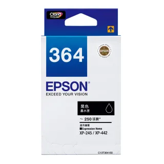 【EPSON】1黑3彩墨水組★T364 1黑3彩墨水匣