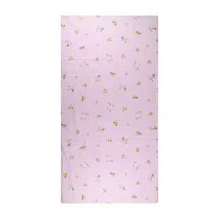 【NATURAL】1吋純棉天然乳膠床墊-120x60cm(女生款黃色、粉紅色隨機出貨)