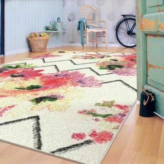 【范登伯格】比利時SWING現代地毯-花朵(120x170cm)