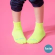 【FOOTER除臭襪】單色運動氣墊襪-童款-全厚底(ZH186L-綠)