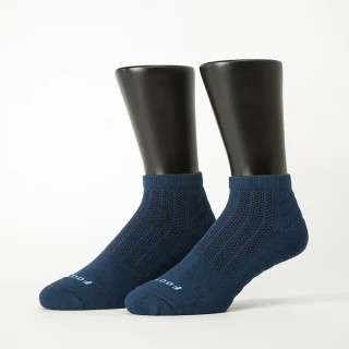 【Footer除臭襪】輕壓力氣墊機能襪-男款-全厚底(T95-白)