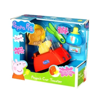 【Peppa Pig 粉紅豬】可愛小紅車土司機-佩佩豬(PE44451)