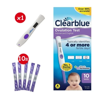 【速必得Clearblue】第二代排卵測試筆+10支排卵測試棒(無盒裝)