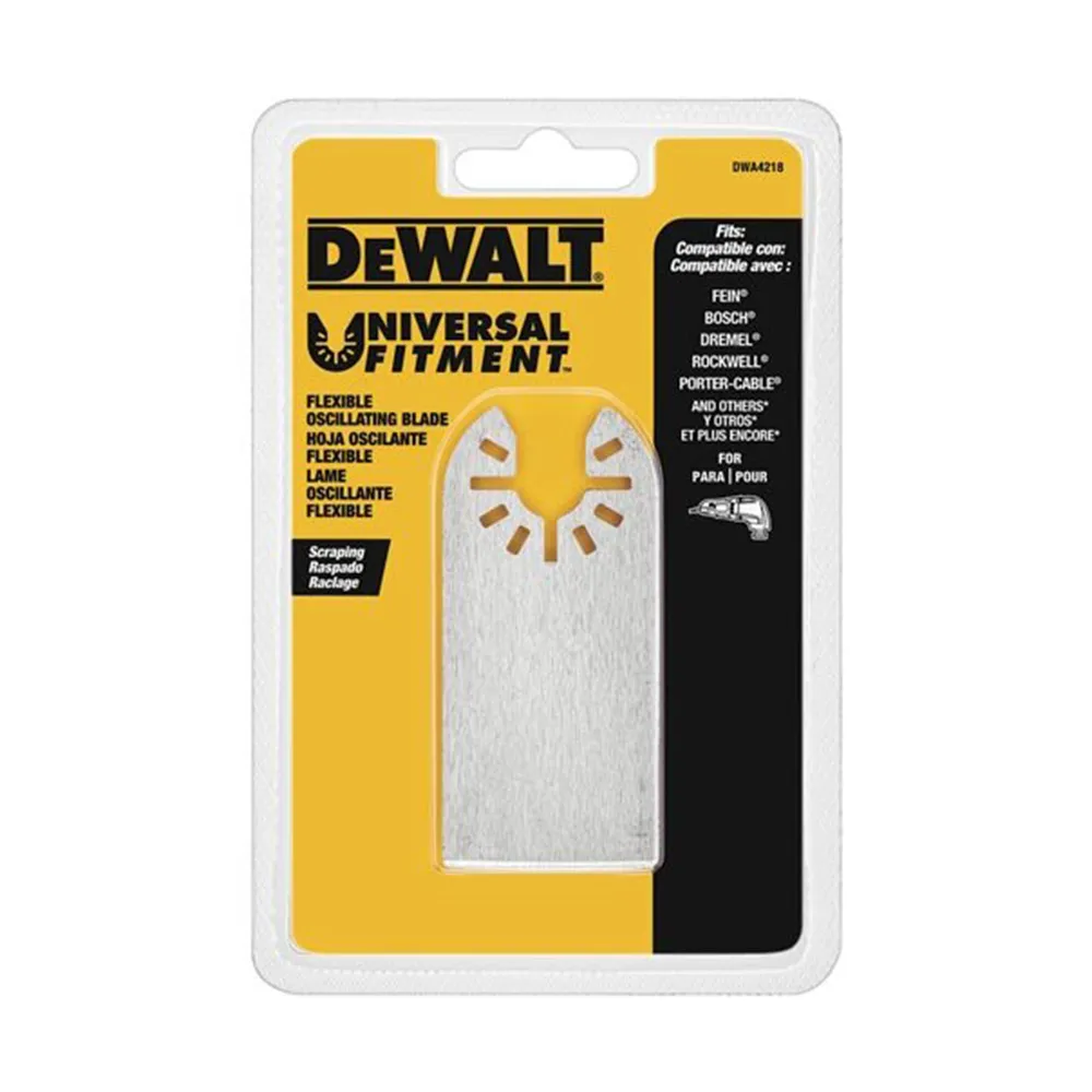 【DEWALT 得偉】磨切機配件去除接縫膠 樹脂用刮刀(DWA4218)