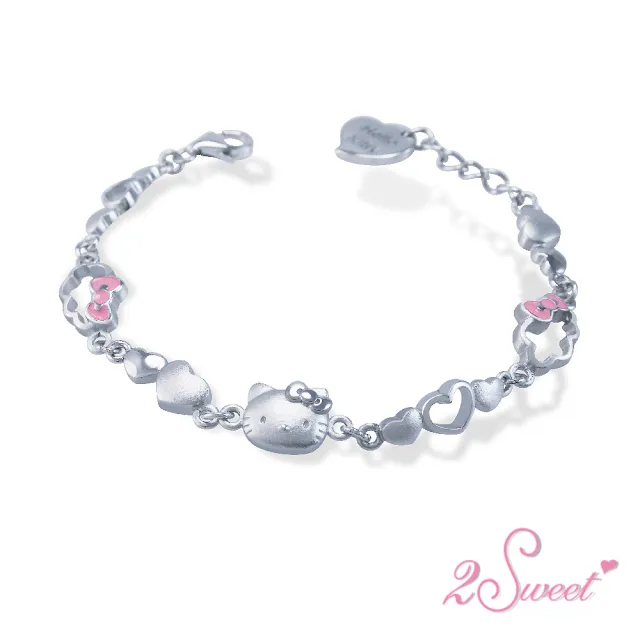 【2sweet 甜蜜約定】Hello Kitty sweet baby系列純銀手鍊(Hello Kitty)