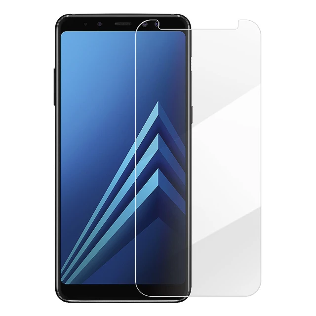 【Metal-Slim】Samsung Galaxy A8+ 2018(9H鋼化玻璃保護貼)