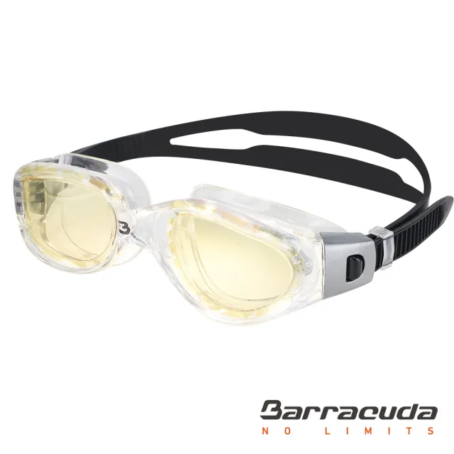 【Barracuda 巴洛酷達】成人抗UV防霧泳鏡(MANTA＃13535 獨家防霧專利)