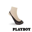 【PLAYBOY】6雙組花邊簍空隱形氣墊襪(隱形襪/女襪/襪套/氣墊襪)