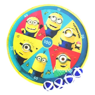 【MINIONS 小小兵】神偷奶爸鏢靶黏黏球組(平輸品)