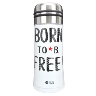 【agnes b.】BORN FREE 不鏽鋼保溫瓶(2色)