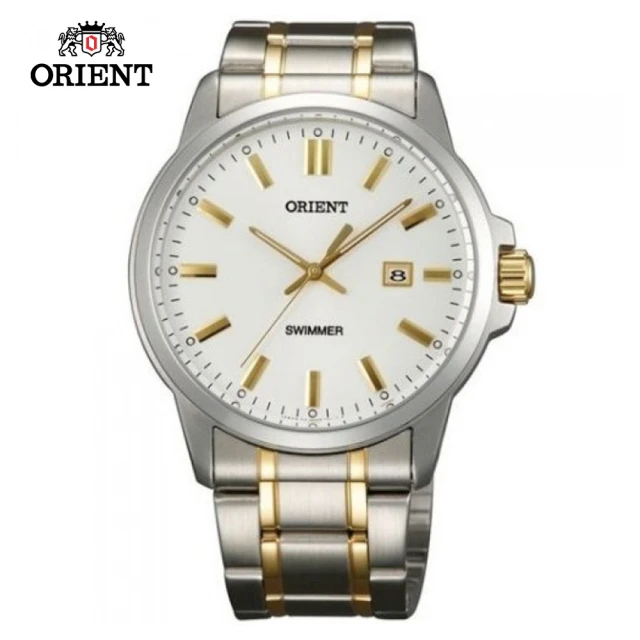 ORIENT 東方錶 ORIENT 東方錶 OLD SCHOOL系列 復古風石英錶 鋼帶款 白色-41.0 mm(SUNE5001W)