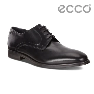 【ecco】MELBOURNE 時尚商務風格正裝鞋 男(黑 62163450839)