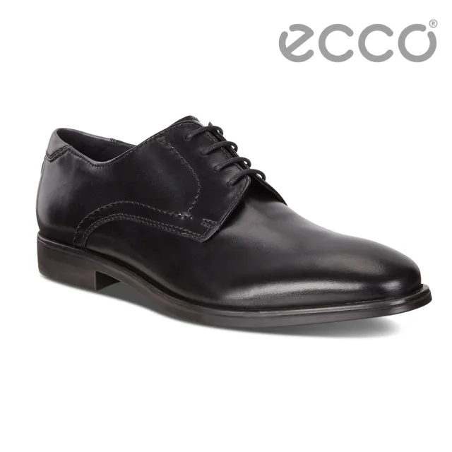 【ecco】MELBOURNE 時尚商務風格正裝鞋 男(黑 62163450839)