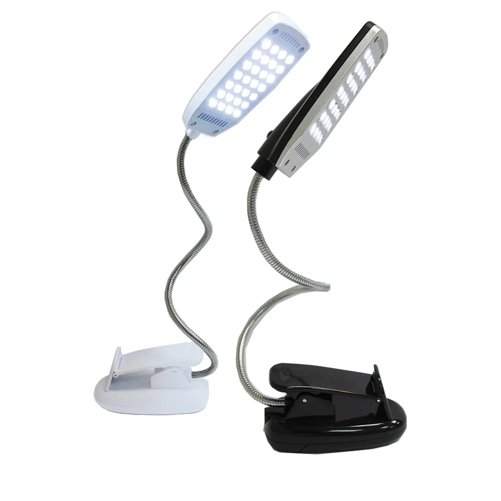 【e-Kit 逸奇】亮白LED燈/電池USB雙用二合一/輕巧百變創意蛇管檯燈夾-黑(UL-8002_BK)
