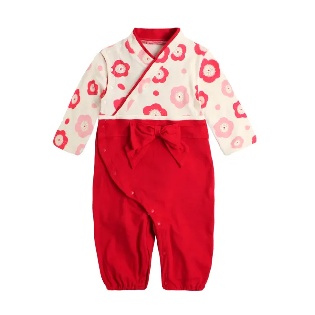 【Baby童衣】兩用睡袋 連身衣 日本和服造型爬服 82038(共4色)
