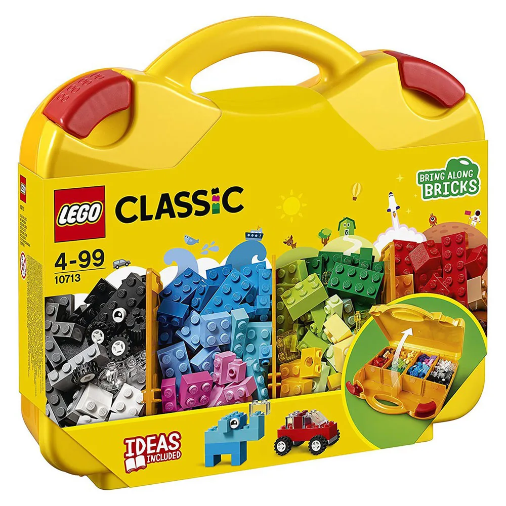 【LEGO 樂高】LT10713 經典基本顆粒系列 - 創意手提箱