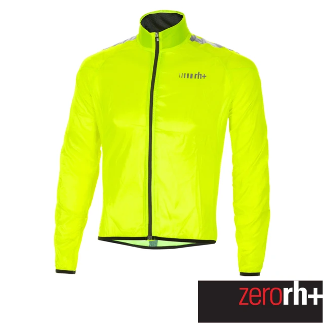 【ZeroRH+】義大利專業收納型超輕量易收折反光風衣(螢光黃 SSCX563_R10)