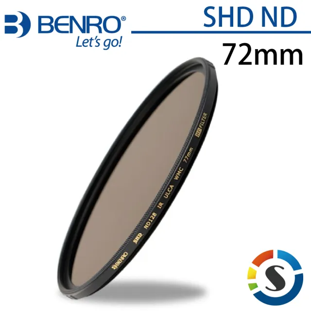【BENRO百諾】圓形減光鏡 SHD ND 8/16/32- 72mm(勝興公司貨)