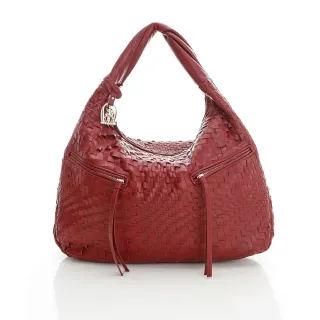 【LouiseC.】真皮 Tree House 真羊皮手工編織時尚高雅肩背包-4色(真皮包包 71L05-0002A)