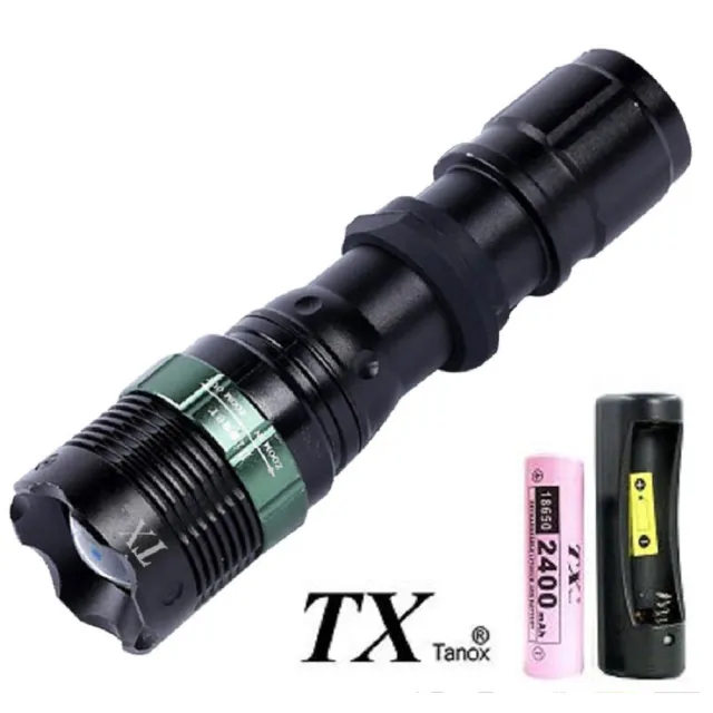 【TX特林】T6LED旋轉變焦強亮手電筒(T-8459-T6)