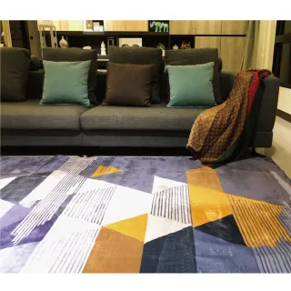 【TROMSO】珊瑚絨短毛地毯-特大F格調時尚(230x160cm)