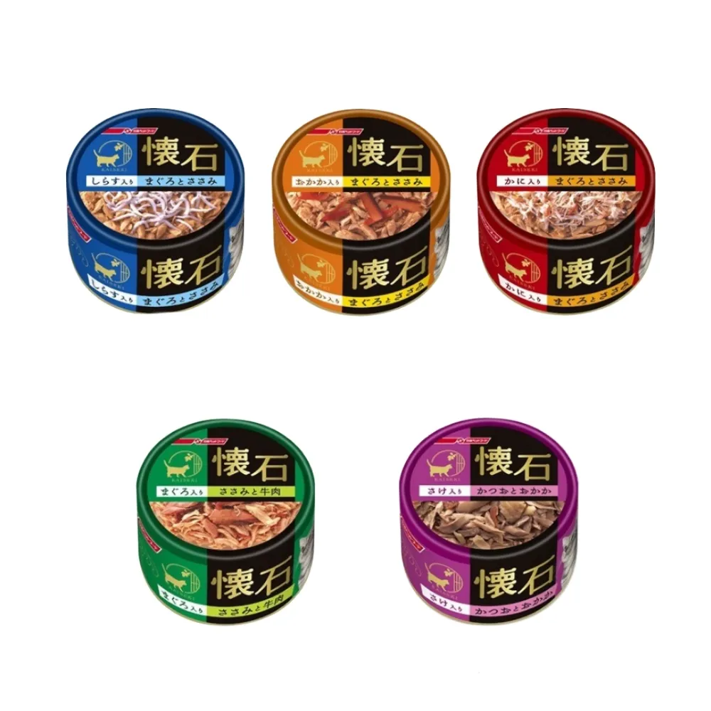 【日本PETLINE】懷石貓罐 80g*48罐組(貓罐 副食 全齡貓)