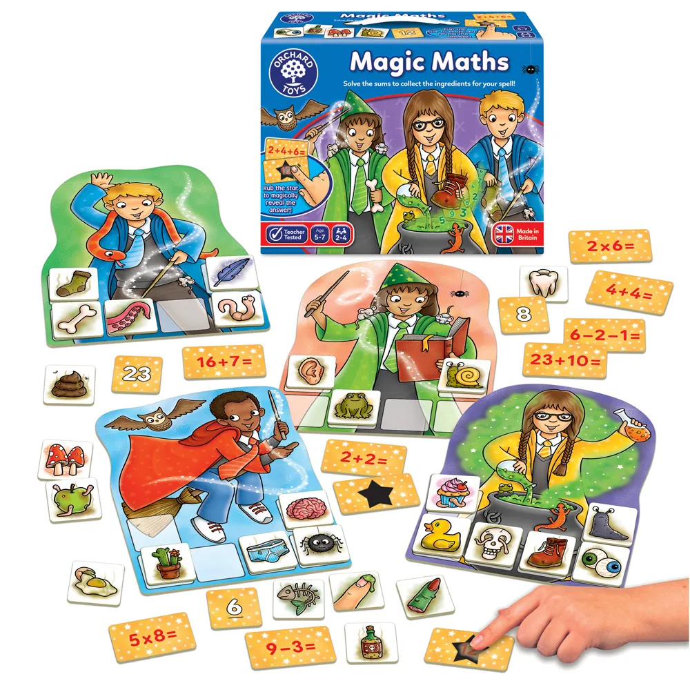 【Orchard Toys】桌遊-數學魔法(Magic Maths Game)
