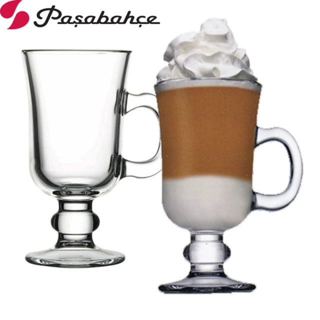 【Pasabahce】高腳玻璃咖啡杯(二入組)