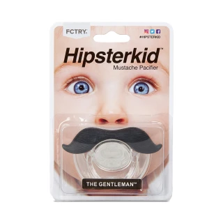 【美國Hipsterkid】紳士鬍子嬰兒奶嘴(安全無毒不含雙酚A)