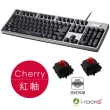 【i-Rocks】K68MSF側刻單色背光指紋辨識機械式鍵盤-德國Cherry軸
