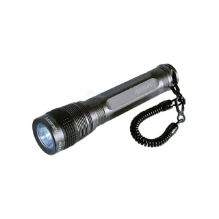 【AQUATEC】LED-3250 高亮度潛水手電筒防水200米 500流明 鐵灰色(潛水手電筒 高亮度潛水手電筒)