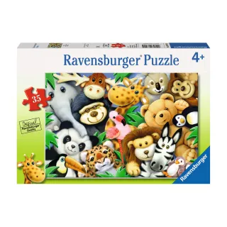 【德國Ravensburger】可愛動物 35片(維寶 拼圖)