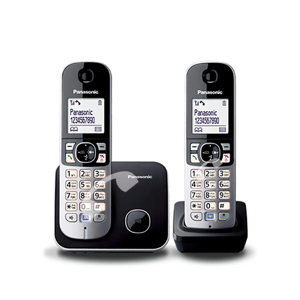 Amazon.com : Panasonic KX-TG7645M DECT 6.0 Link-to-Cell via Bluetooth  Cordless Phone with Answering System, Metallic Gray, 5 Handsets : Cordless  Telephones : Office Products