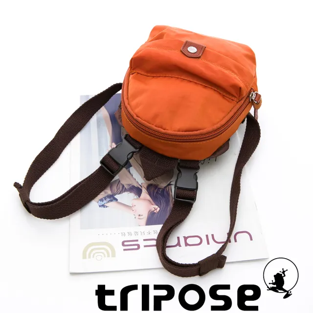 【tripose】MEMENTO系列尼龍輕量防潑水寵物背包(橘色)