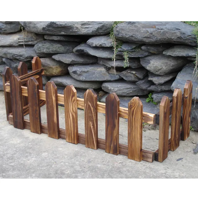 【沃克嚴選】ㄇ型圍籬-燻木色 109x2.7x22cm 1入